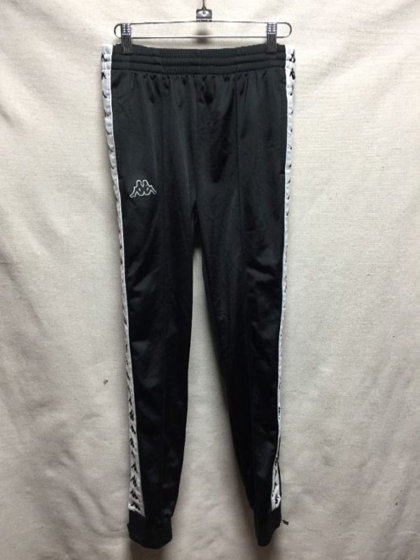 product details: KAPPA SIDE STRIPE TRACK PANTS WITH ANKLE ZIPPERS photo