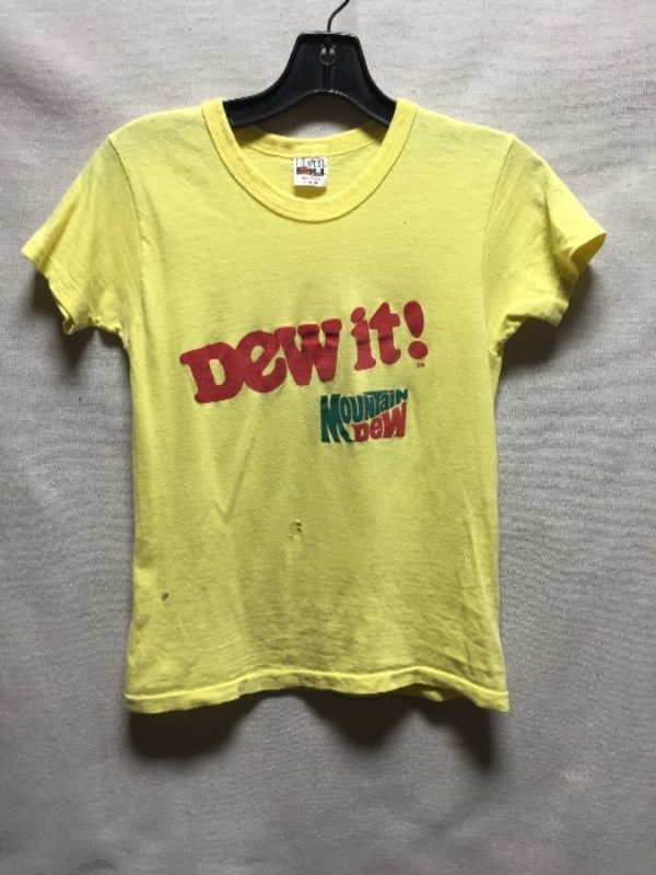 product details: 1970S-80S MOUNTAIN DEW DEW IT! SHIRT AS-IS photo