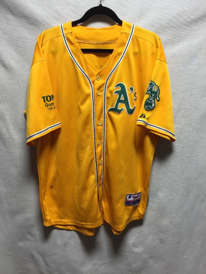 NWT Oakland A's Athletics Authentic On-FIeld - Home Jersey MAJESTIC Club  Issued