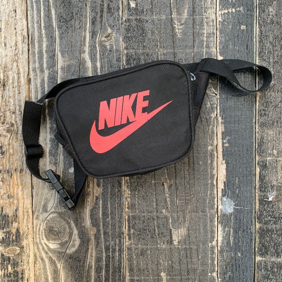 1990s Nike Nylon Fanny Pack Grey Tag As-is | Boardwalk Vintage