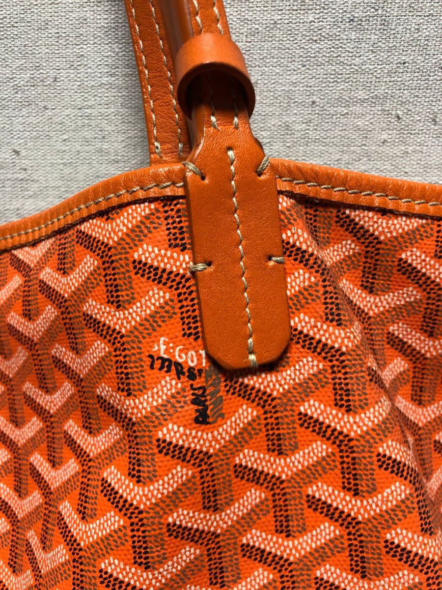 GOYARD SHOULDER BAG Orange Leather ref.145056 - Joli Closet