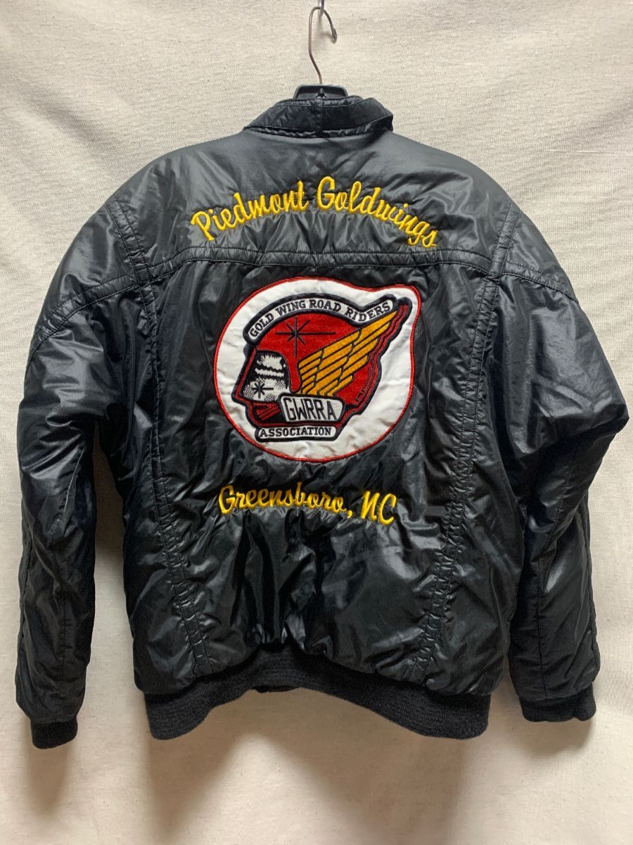 Puffy Motorcycle Racer Jacket Piedmont Goldwings Road Riders Greensboro ...