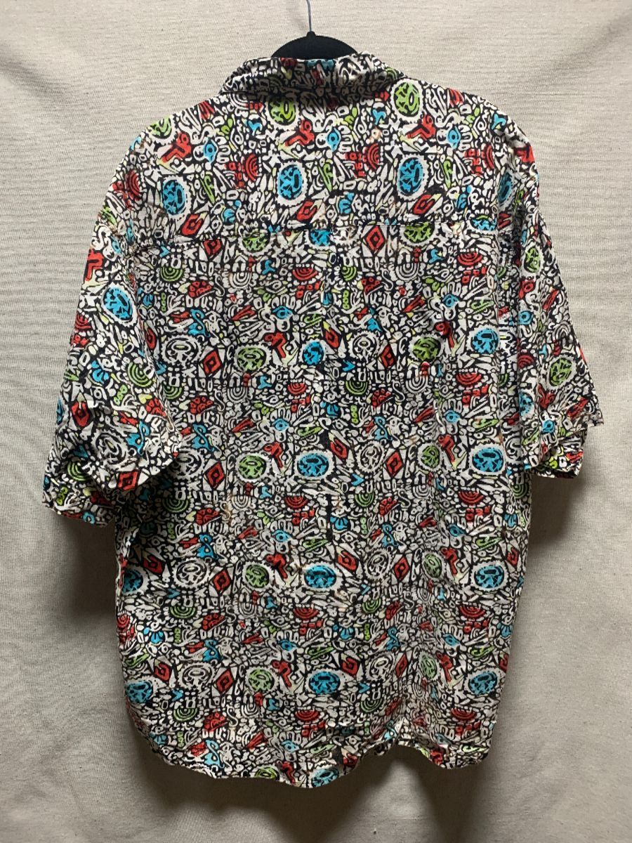 Deadstock With Tags Funky Gotcha Allover Print Shirt | Boardwalk Vintage