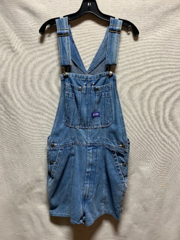 product details: RETRO BIG SMITH OVERALL SHORTS HEMMED BOTTOM photo