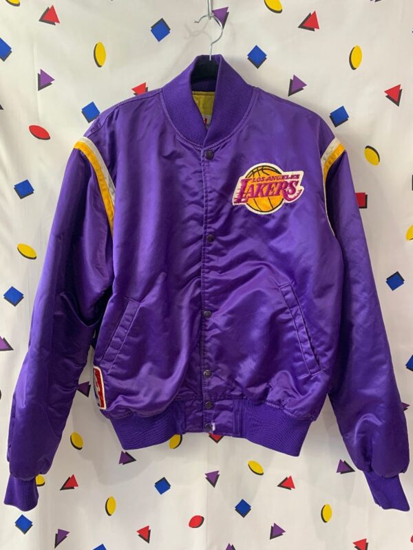 product details: CLASSIC LOS ANGELES LAKERS STARTER JACKET AS-IS photo