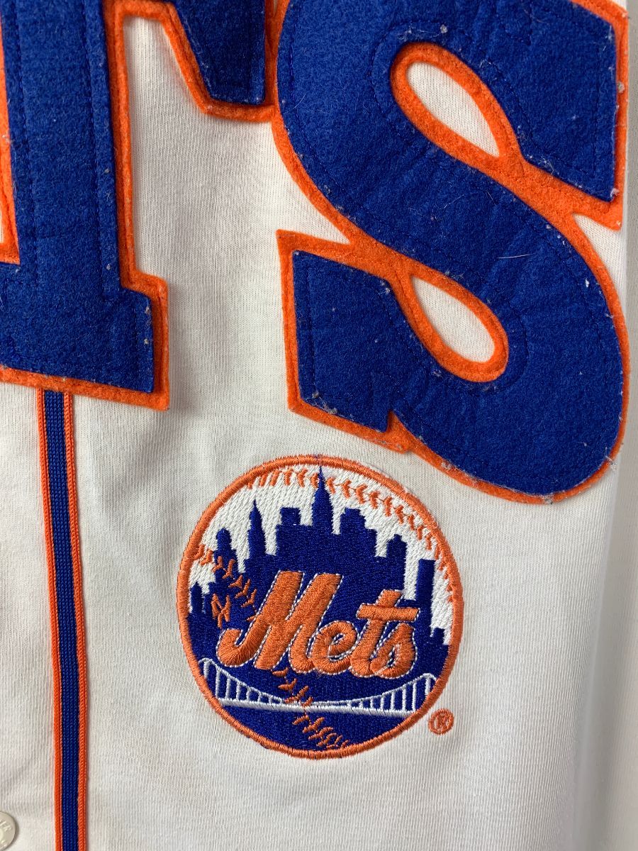 Vintage New York Mets Starter Baseball Jersey, Size Large A5