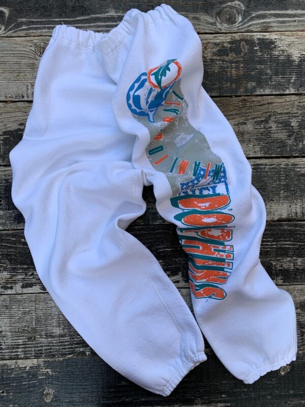 product details: 1990S MIAMI DOLPHINS SWEATPANTS BAGGY FIT AS-IS photo