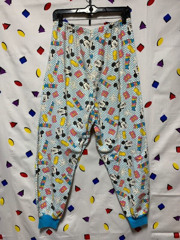 product details: FUNKY COTTON 1980S MICKEY MOUSE PRINTED PJ PANTS AS-IS photo