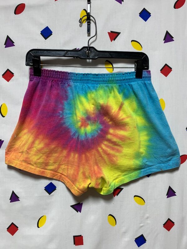product details: PERFECT LITTLE TIE DYE COTTON GYM SHORTS SMALL FIT photo
