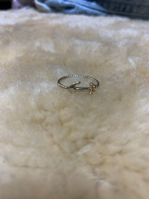 product details: RING- SIDEWAYS ANCHOR TWISTED BAND photo
