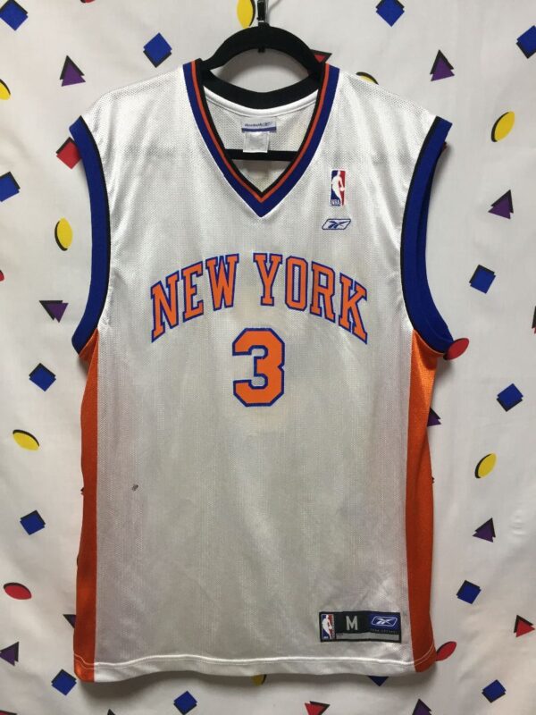 product details: NBA NEW YORK KNICKS #3 MARBURY BASKEBTBALL JERSEY AS-IS photo