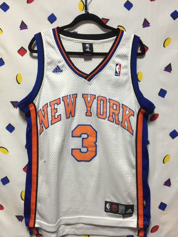 product details: NBA NEW YORK KNICKS #3 MARBURY BASKETBALL JERSEY AS-IS photo