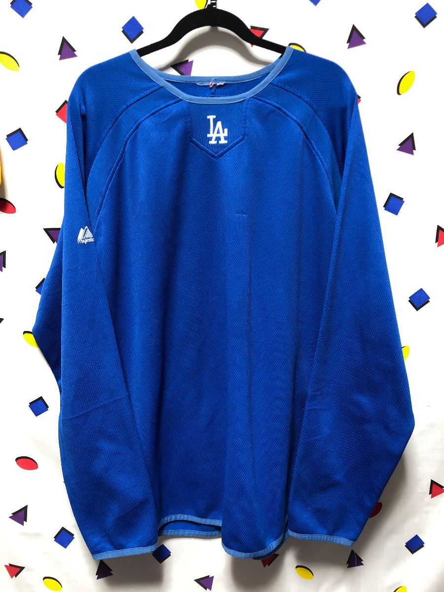 L.a. Dodgers Logo Patch Warmup Jersey