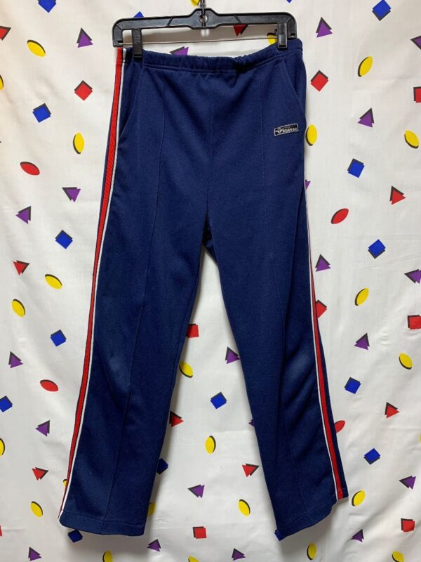product details: RETRO THICK TRACK PANTS WITH RUNNING STRIPE SIDES AS-IS photo
