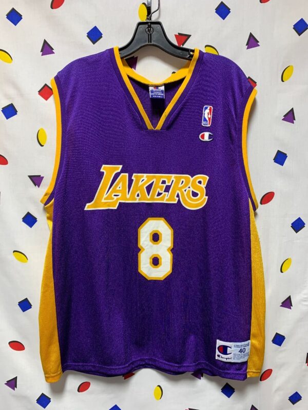 product details: NBA LOS ANGELES LAKERS #8 EMILY BASKETBALL JERSEY photo