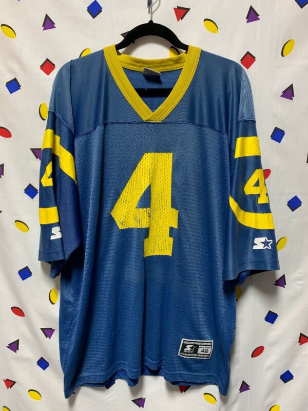 product details: NFL LOS ANGELES RAMS #4 WALSH FOOTBALL JERSEY AS-IS photo