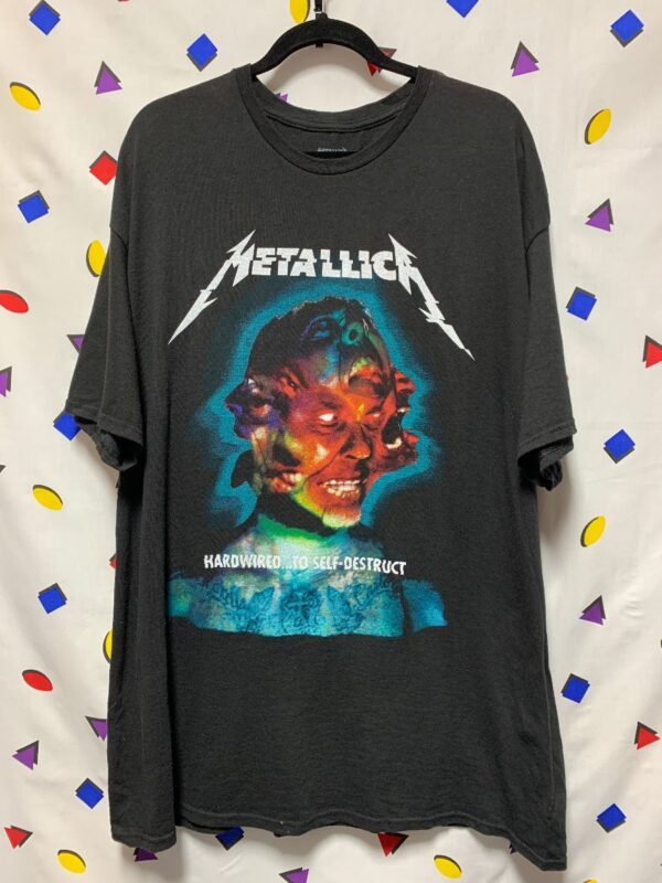 product details: METALLICA T-SHIRT HARD-WIRED TO SELF DESTRUCT photo