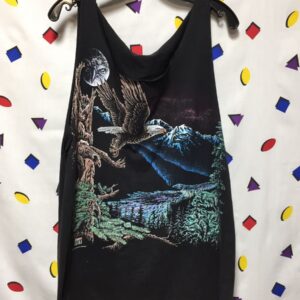 Photo detail:TANK TOP CUT OFF MAJESTIC EAGLE PRINT