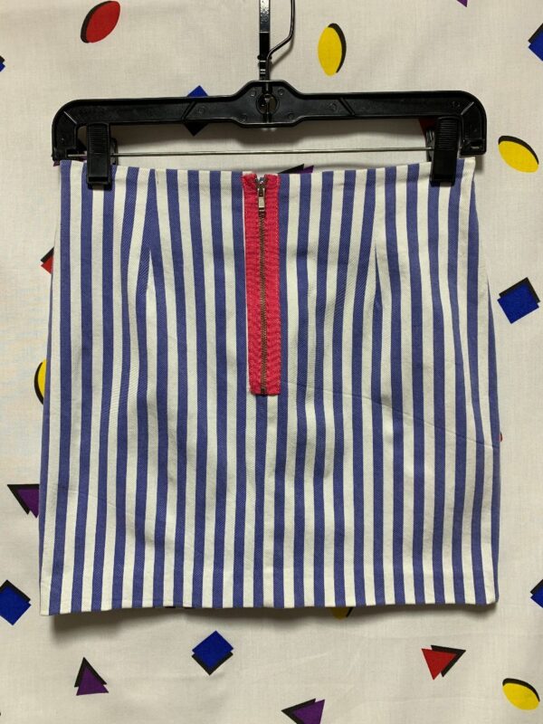 product details: STRIPED ZIPUP SKIRT photo