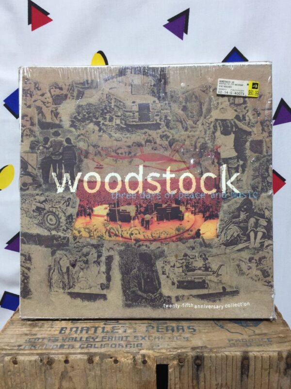 product details: WOODSTOCK THREE DAYS OF PEACE AND MUSIC TWENTY-FIFTH ANNIVERSARY COLLECTION 4 CD SET photo