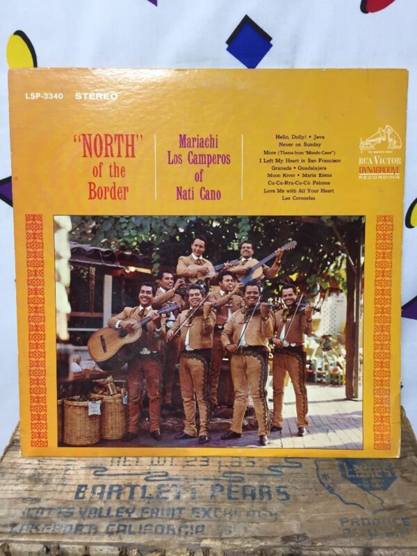 product details: VINYL NORTH OF THE BORDER - MARIACHI LOS CAMPEROS OF NATI CANO - LATIN VINYL LP ALBUM RECORD photo