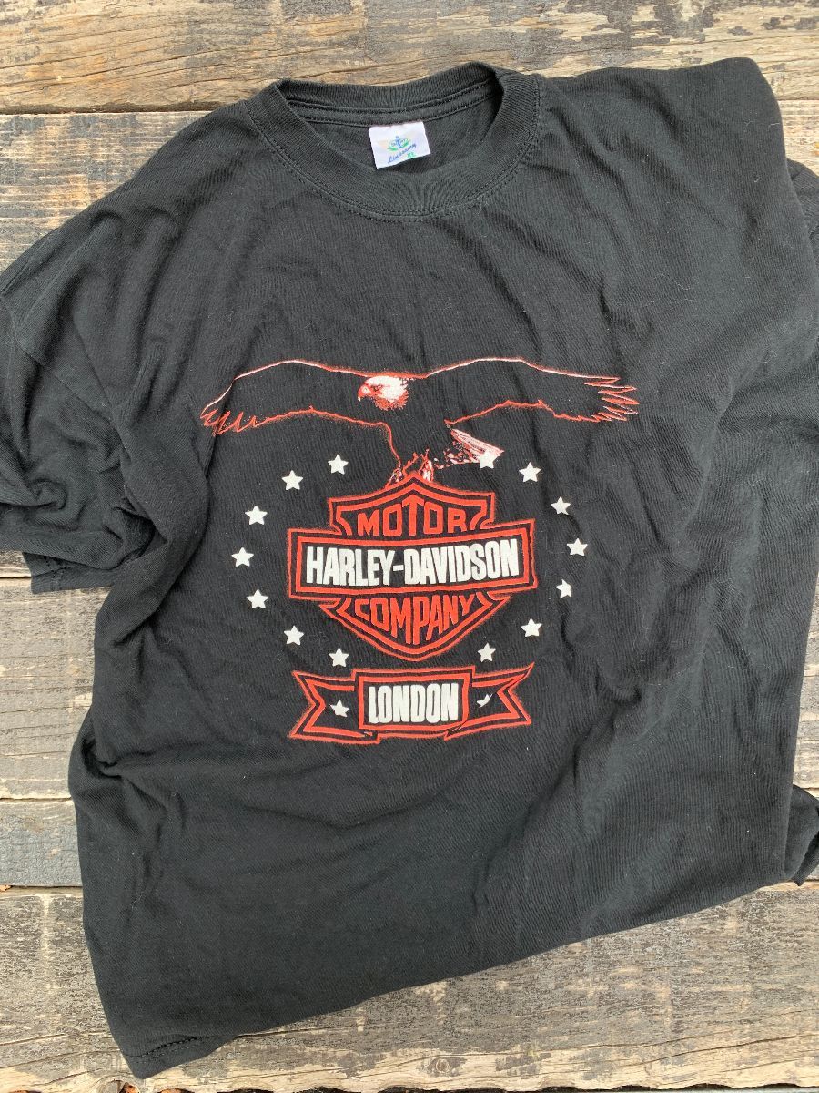 Harley Davidson London T Shirt Boardwalk Vintage