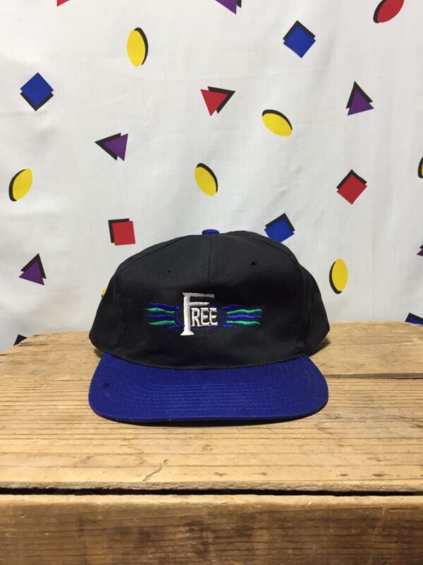 product details: VINTAGE EMBROIDERED FREE THE PARTY SNAPBACK HAT photo