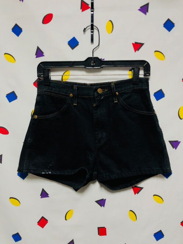 product details: DENIM SHORTS CONTRAST STITCH - AS IS photo