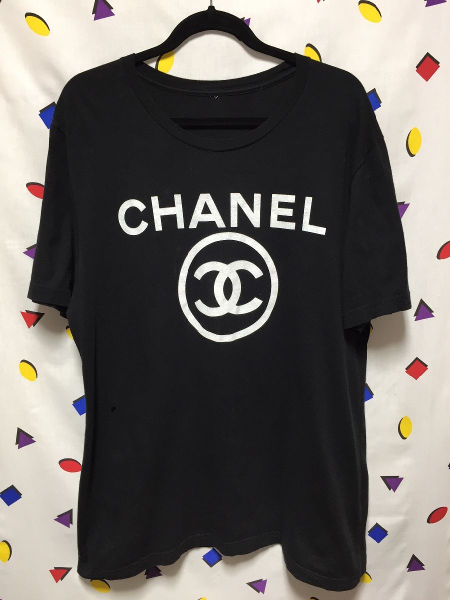 chanel t shirt original  Buscar con Google  Chanel t shirt Incredible  clothing T shirt diy