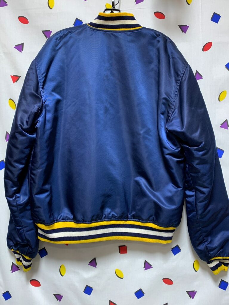 Ncaa Michigan Wolverines Satin Button Up Starter Jacket As-is ...