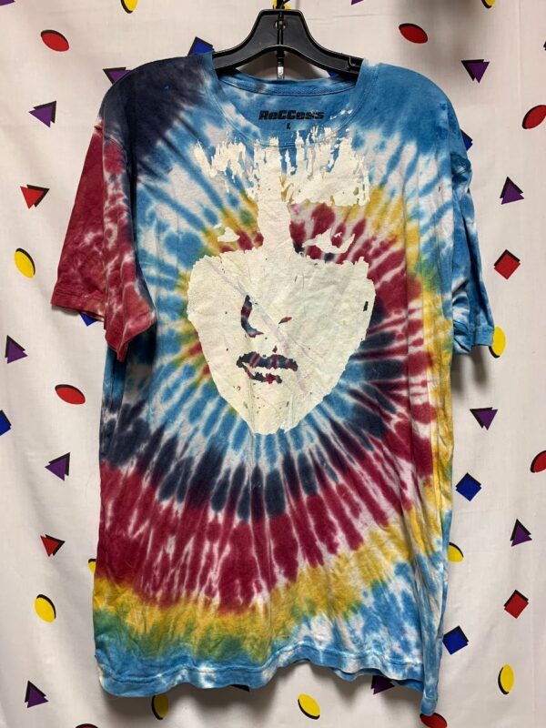 product details: TIE DYE SIOUXSIE AND THE BANSHEES GRAPHIC T-SHIRT *LOCAL ARTIST AS-IS photo