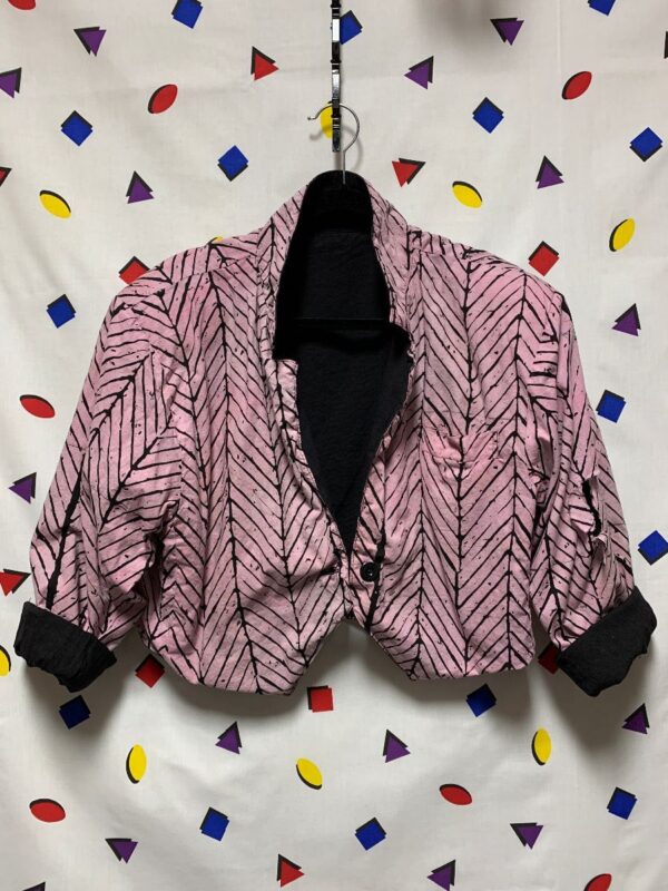 product details: CROPPED COTTON JACKET AS - IS *HOLE photo