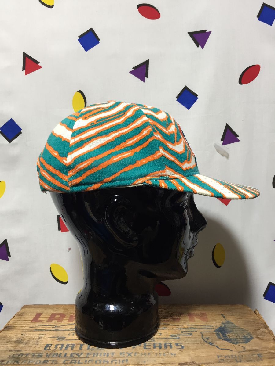 Vintage NFL Miami Dolphins Zubaz Snapback Hat – 