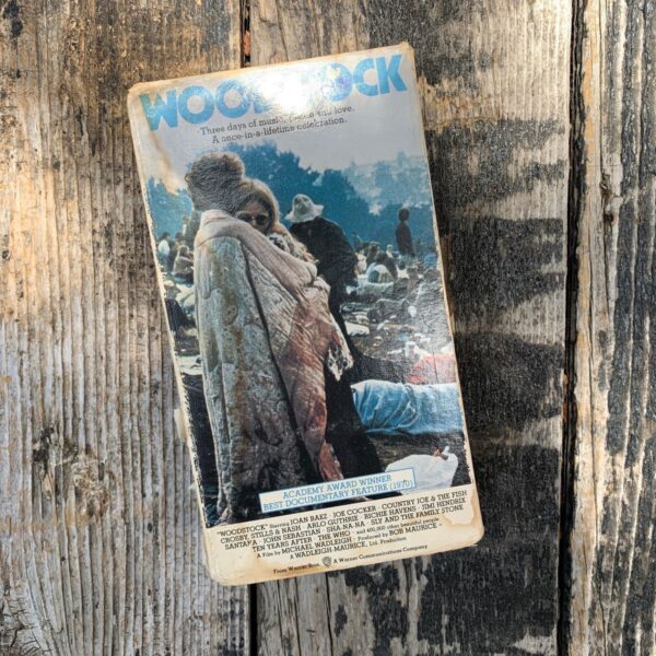 product details: VHS WOODSTOCK DOUBLE VHS CASSETTE VIDEO TAPE AS-IS photo