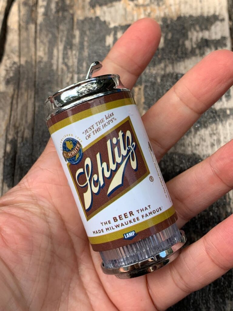 Vintage Schlitz Beer Can Lighter *sparks Boardwalk Vintage