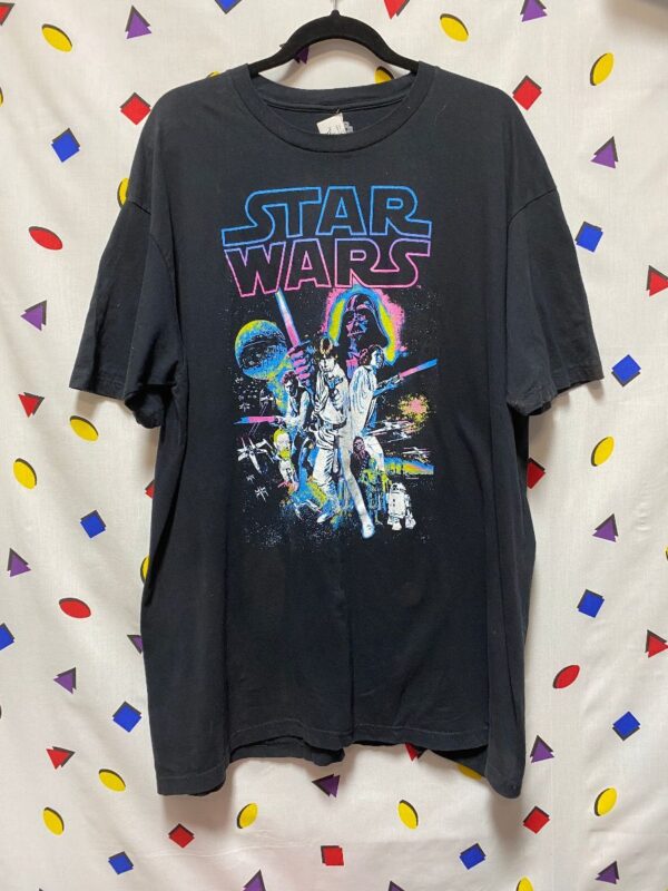 product details: TSHIRT STAR WARS NEON GRAPHIC photo