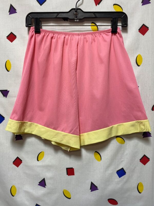product details: NYLON SHORTS WITH YELLOW HEM AS IS photo