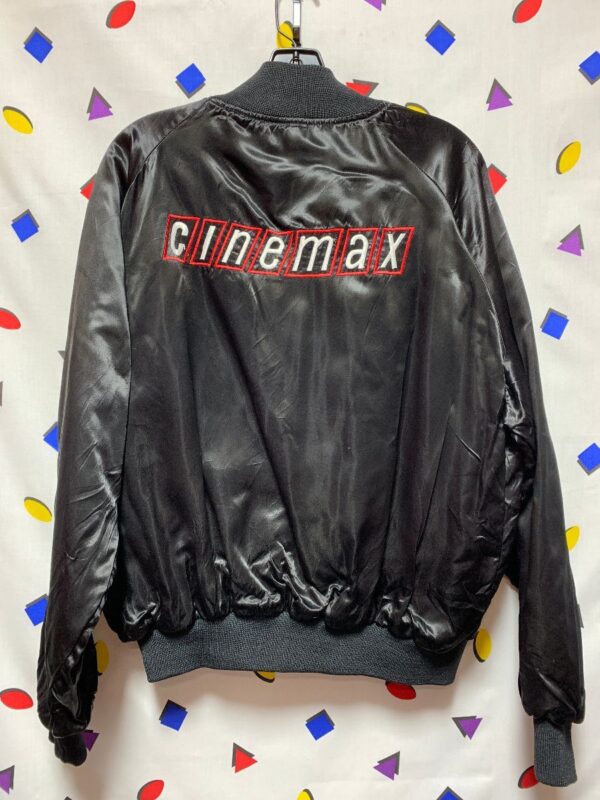 product details: CINEMAX EMBROIDERED SATIN BUTTON UP JACKET photo