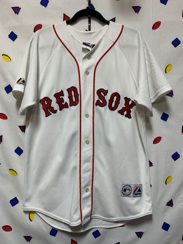 product details: MLB BOSTON REDSOX BASEBALL JERSEY #18 DAMON photo