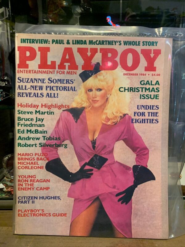product details: PLAYBOY MAGAZINE - DEC 1984 SUZANNE SOMERS photo