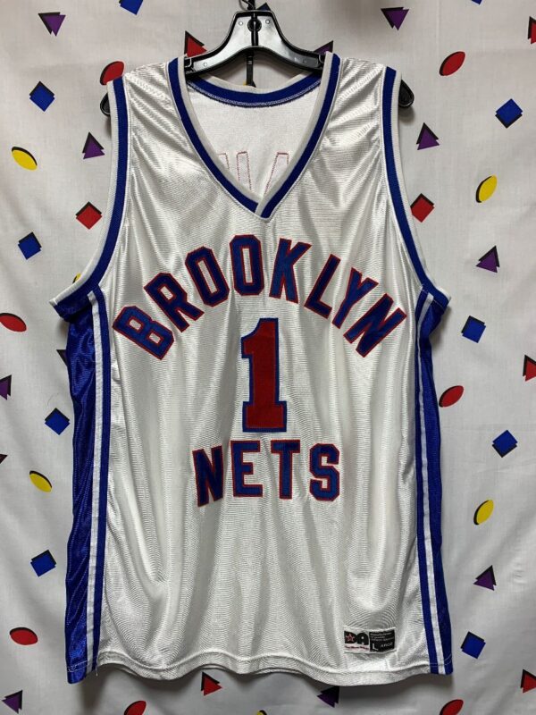 product details: BROOKLYN NETS TANK JERSEY BAUM #1 NBA BASKETBALL TEAM photo