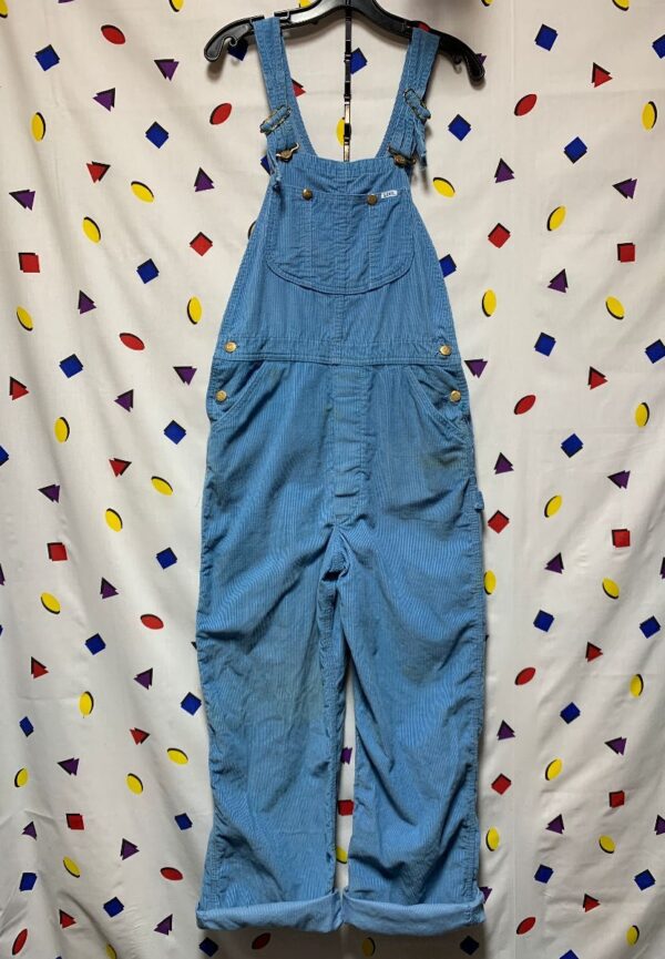 product details: LEE CORDUROY OVERALLS FRONT BUTTON FLY MADE IN USA AS-IS AS-IS photo