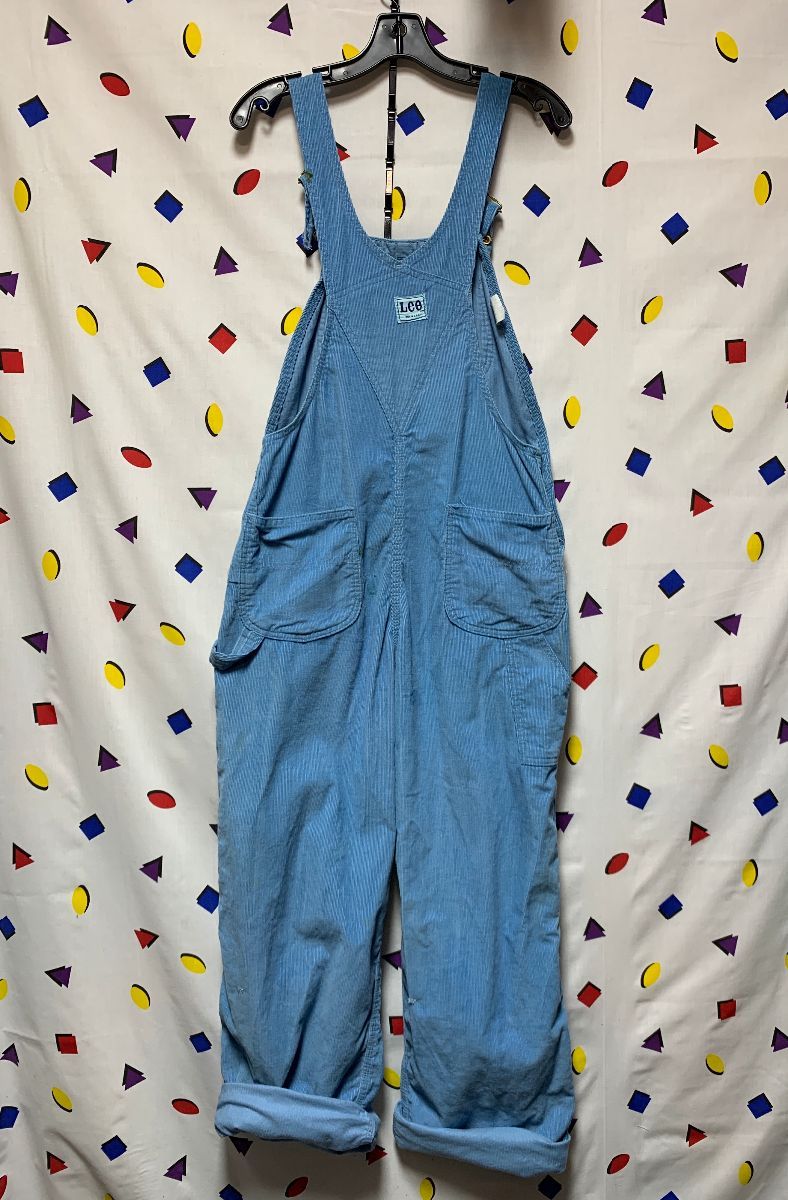Lee Corduroy Overalls Front Button Fly Made In Usa As-is As-is ...