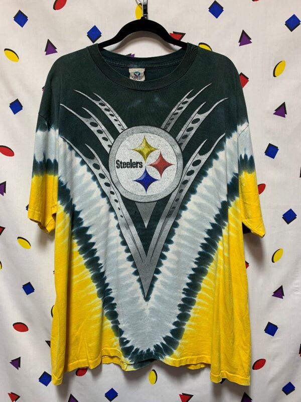 Nfl Pittsburgh Steelers Tie Dye T-shirt As-is | Boardwalk Vintage