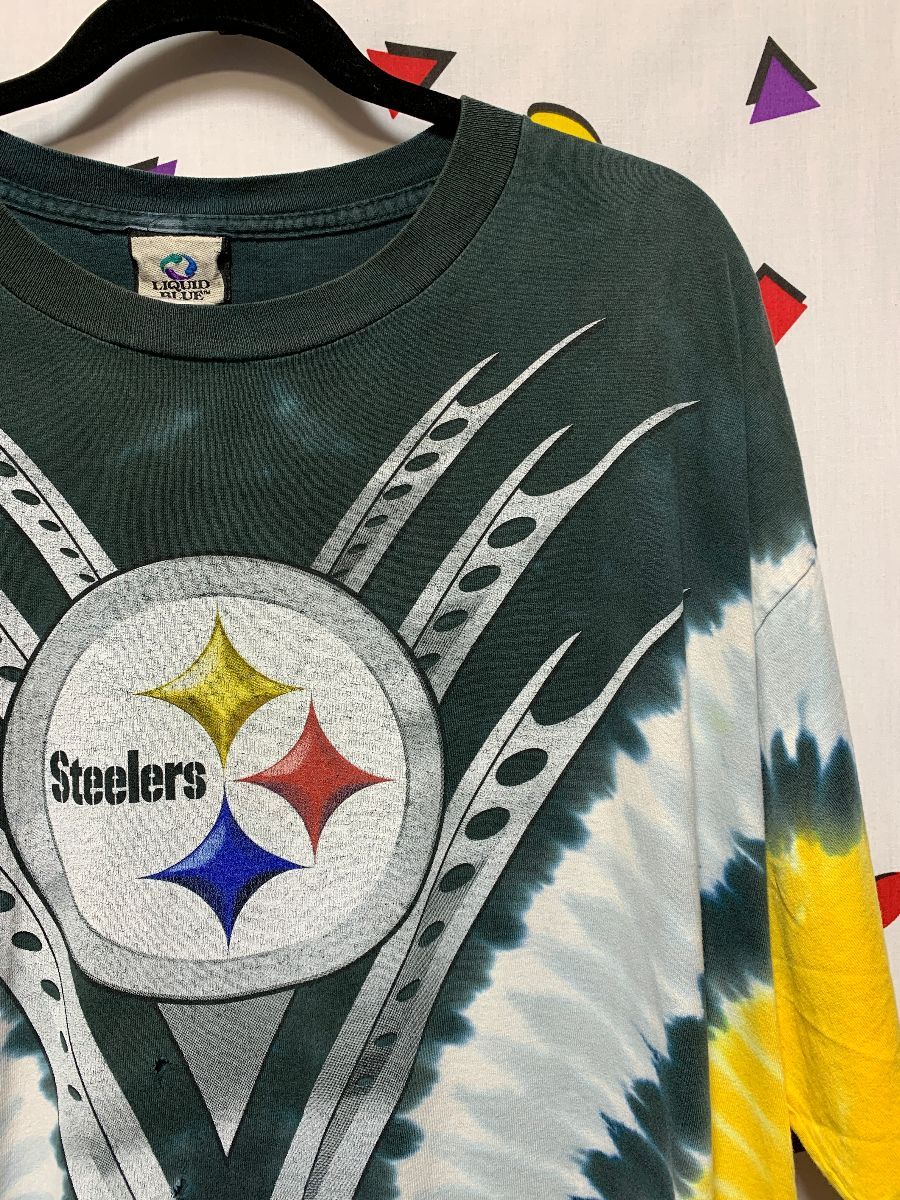 Nfl Pittsburgh Steelers Tie Dye T-shirt As-is | Boardwalk Vintage