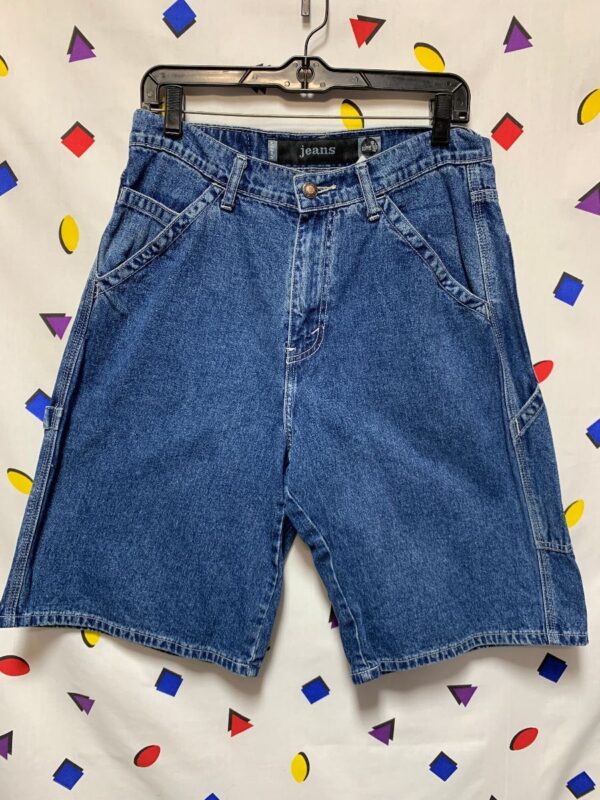 product details: LATE 90S BASIC DENIM SILVER TAB JEAN SHORTS photo