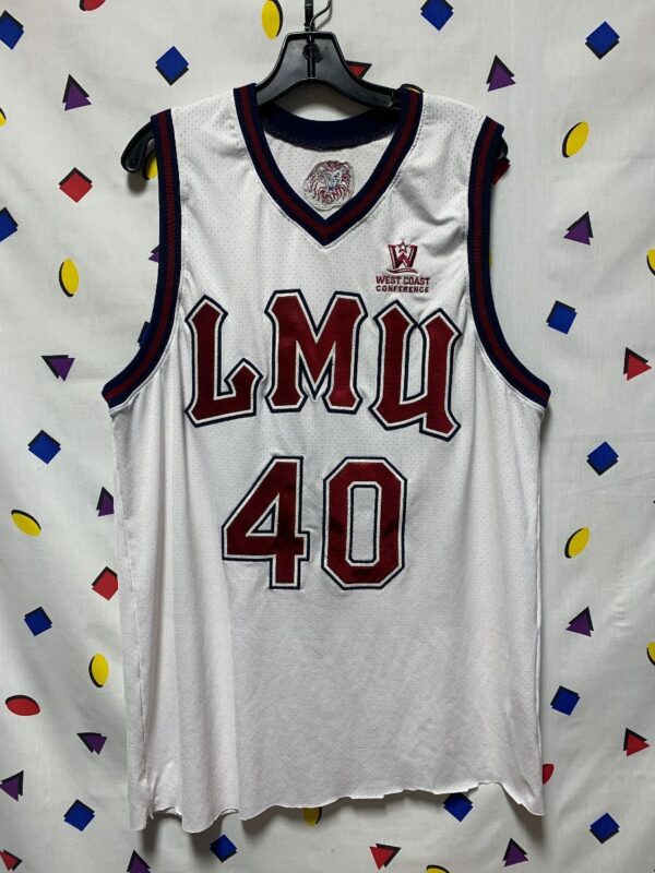 product details: LMU COLLEGE BASKETBALL JERSEY #40 WESTERN CONFERENCE AS-IS photo