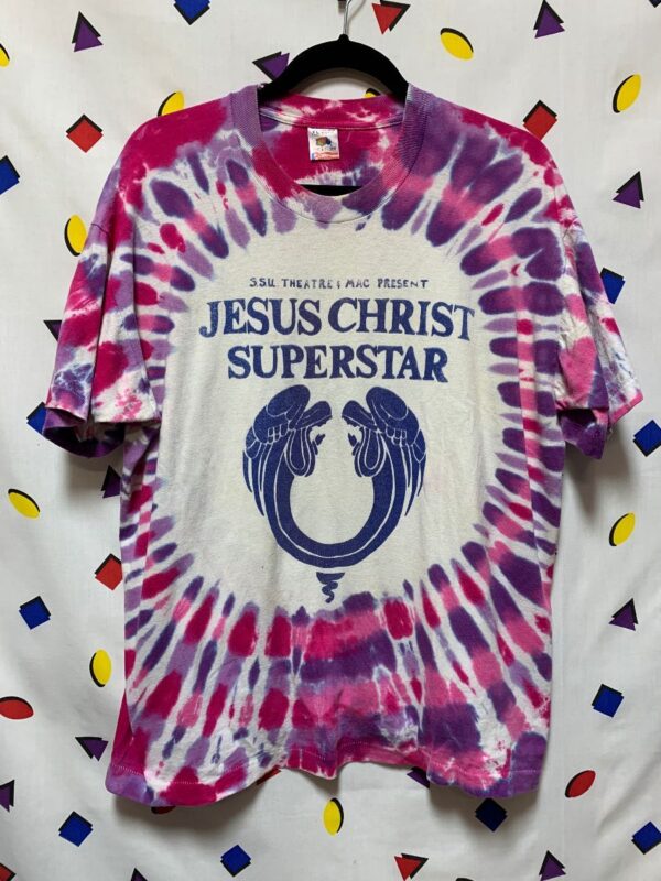 product details: JESUS CHRIST SUPERSTAR TIE DYE T-SHIRT PRESENTED BY SSU THEATRE AND MAC photo