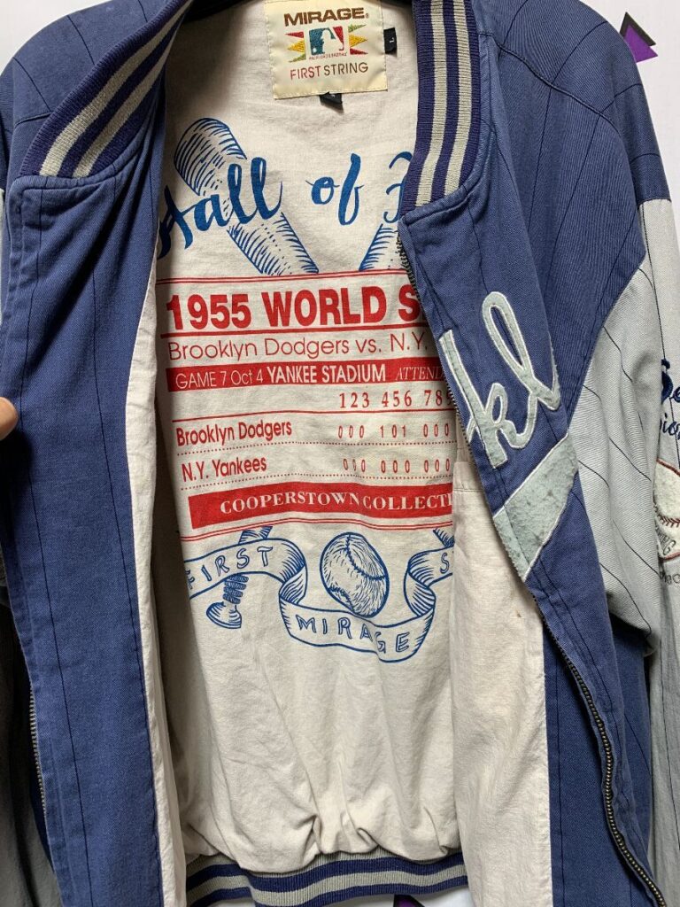 Brooklyn Dodgers Reversible Cotton Jacket Commemorative World Series