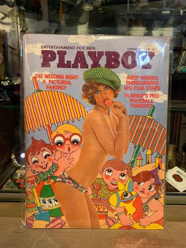 product details: VINTAGE PLAYBOY MAGAZINE - AUGUST 1974 | ANDY WARHOL photo